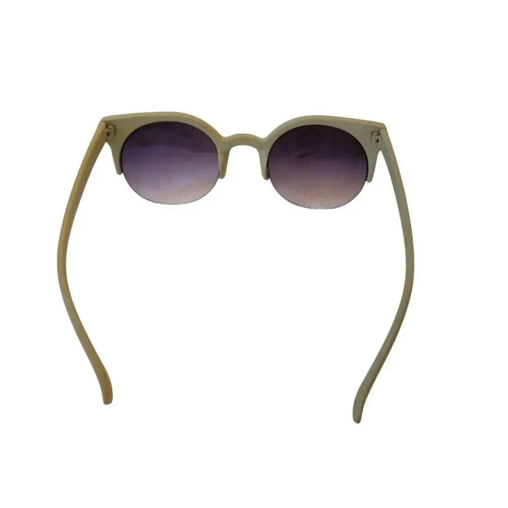 Light Green 1/2 Rim Cat's Eye Neff Sunglasses